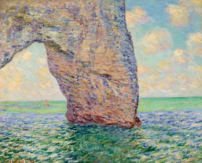 La Manneporte à Étretat (détail) - Claude Monet