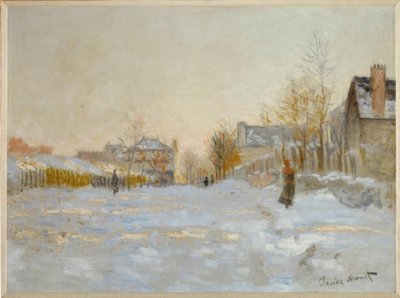 La neige à Argenteuil - Claude Monet