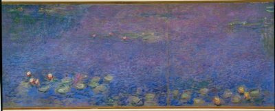 Le Bassin aux nymphéas sans saules, Matin - Claude Monet