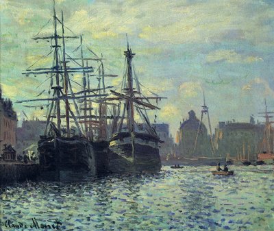 Le Bassin du Commerce, Le Havre - Claude Monet