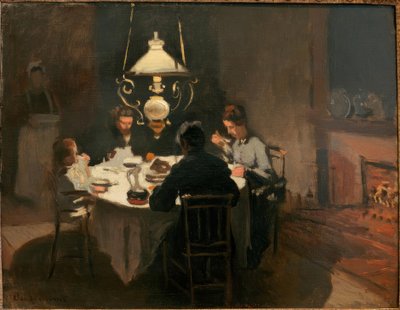 Le Dîner - Claude Monet