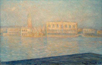Le Palais Ducal vu de Saint-Georges Majeur - Claude Monet
