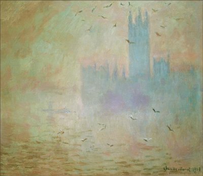 Le Parlement, Les Mouettes - Claude Monet