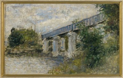 Le Pont de chemin de fer, Argenteuil - Claude Monet