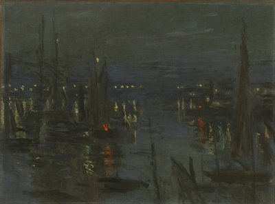 Le Port du Havre, Effet de Nuit, 1873 - Claude Monet