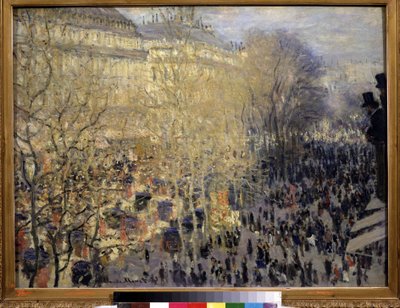 Le boulevard des Capucines - Claude Monet