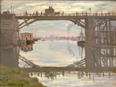 Le pont de bois - Claude Monet