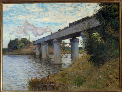 Le pont du chemin de fer à Argenteuil - Claude Monet