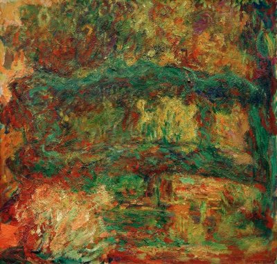 Le pont japonais (Nymphéas, le pont japonais) - Claude Monet