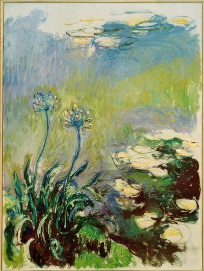 Les Agapanthes - Claude Monet