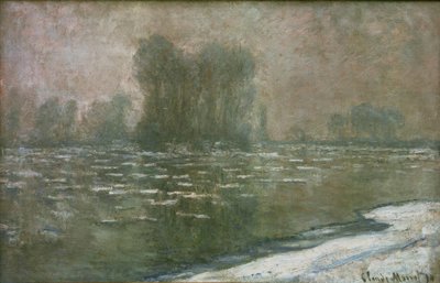Matin brumeux, débâcle - Claude Monet