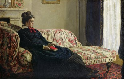 Méditation, ou Madame Monet sur le canapé, c.1871 - Claude Monet