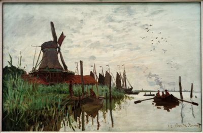 Moulin à Zaandam - Claude Monet