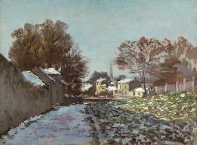 Neige à Argenteuil - Claude Monet