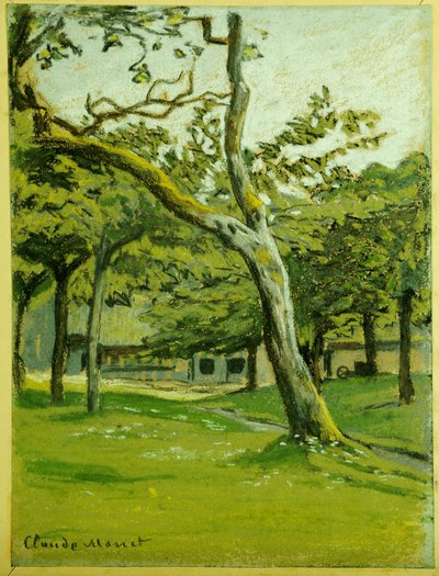 Ferme normande sous les arbres - Claude Monet