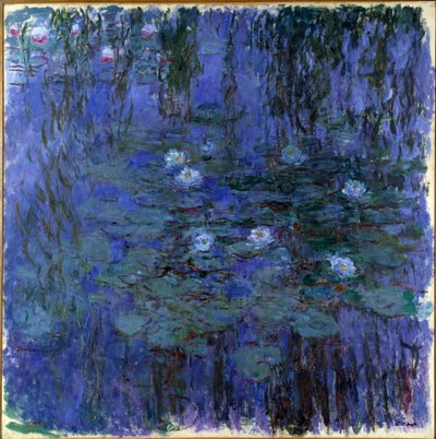 Nymphéas bleus - Claude Monet