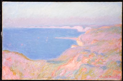 Sur les falaises près de Dieppe, coucher de soleil, 1897 - Claude Monet