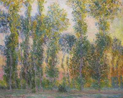 Peupliers à Giverny - Claude Monet