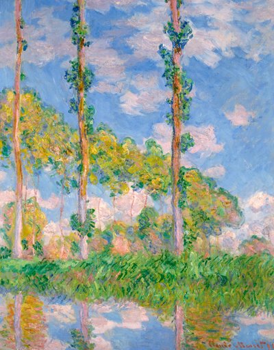 Peupliers au soleil, 1891 - Claude Monet