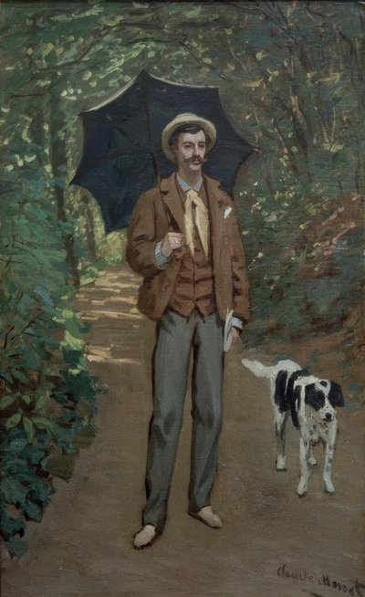 Portrait de Victor Jacquemont au parasol - Claude Monet