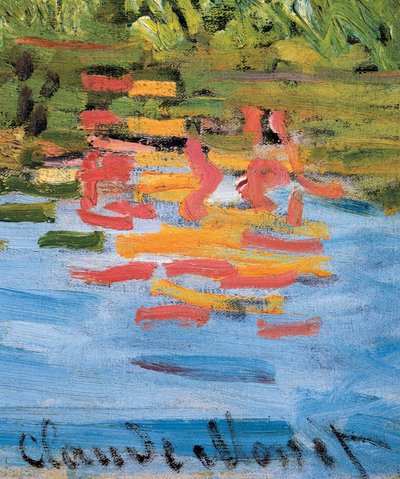 Régate à Argenteuil (détail), vers 1872 - Claude Monet