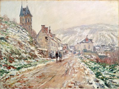 Route à Vétheuil en hiver par Claude Monet - Claude Monet