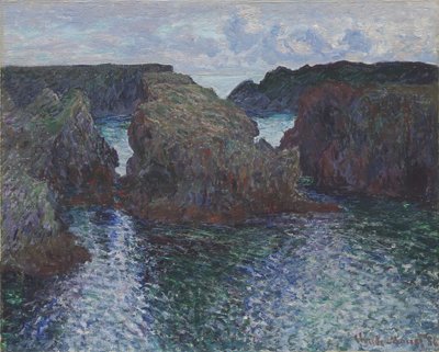 Rochers à Port-Goulphar, Belle-Île - Claude Monet