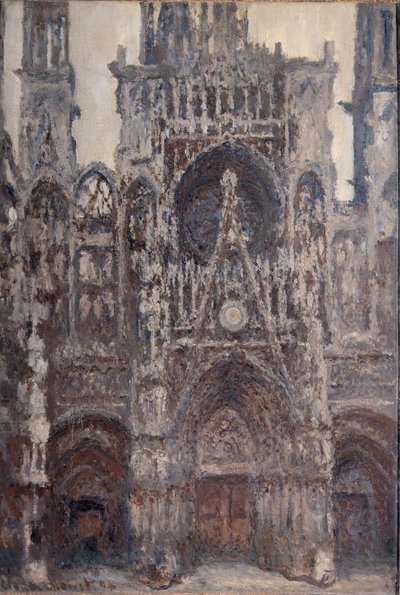 Cathédrale de Rouen, le portail, harmonie brune - Claude Monet