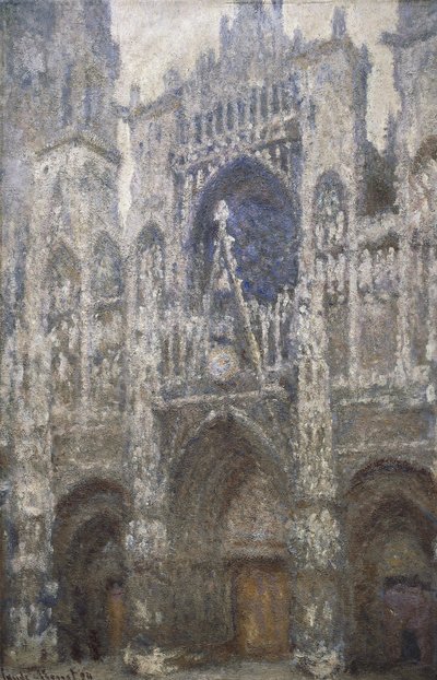Cathédrale de Rouen, le portail ouest, Harmonie en Gris, 1894 - Claude Monet