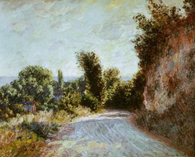 Route près de Giverny - Claude Monet