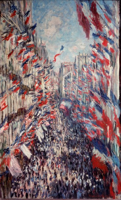 Rue Montorgueil à Paris - Claude Monet