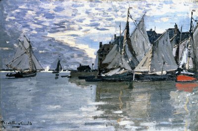 Bateaux à voile, c.1864-1866 - Claude Monet
