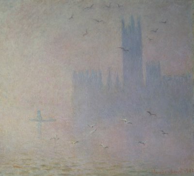 Mouettes au-dessus des Chambres du Parlement, 1904 - Claude Monet