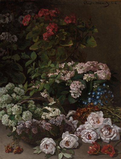 Fleurs de printemps, 1864 - Claude Monet