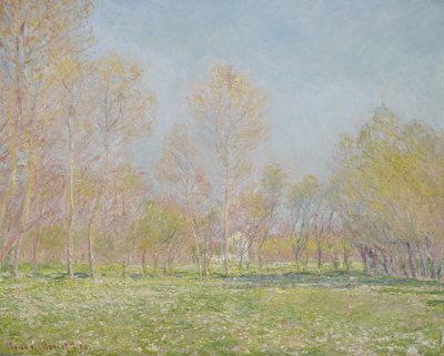 Printemps à Giverny - Claude Monet