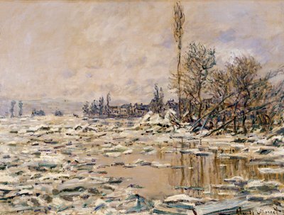 La débâcle des glaces - Claude Monet