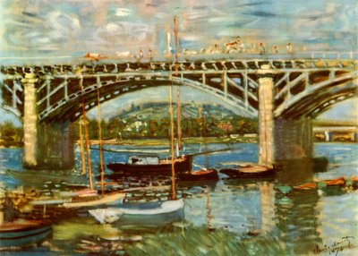 Le Pont sur la Seine à Argenteuil, 1874, 1937 - Claude Monet