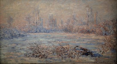 Le givre, effet de soleil - Claude Monet