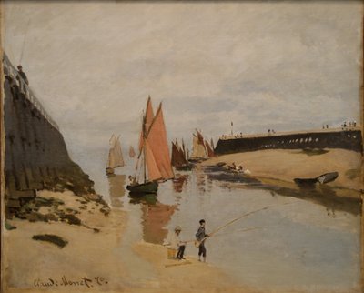 Le Port de Trouville - Claude Monet