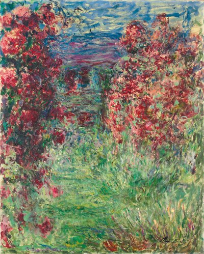La Maison sous les Roses, Giverny, 1925 - Claude Monet