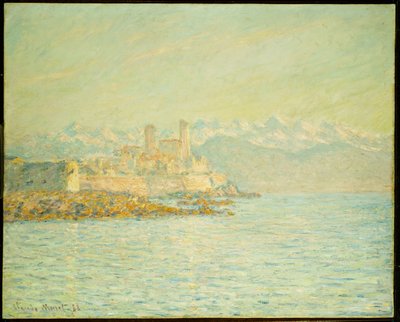 Le Vieux Fort à Antibes - Claude Monet
