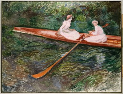 Le Bateau à Rames Rose - Claude Monet