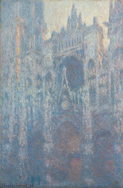 Le Portail de la cathédrale de Rouen sous la lumière du matin - Claude Monet