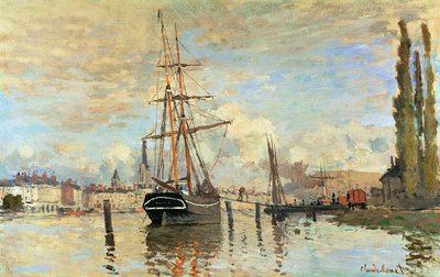 La Seine à Rouen, 1872 - Claude Monet
