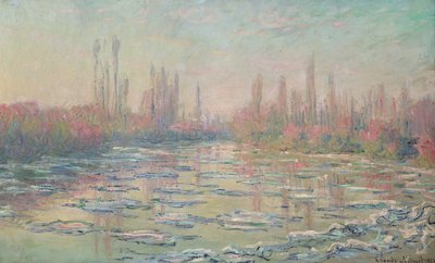 Le dégel sur la Seine, près de Vétheuil, 1880 - Claude Monet