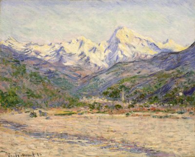La vallée de la Nervia - Claude Monet