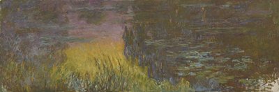 Les Nymphéas - Soleil couchant - Claude Monet