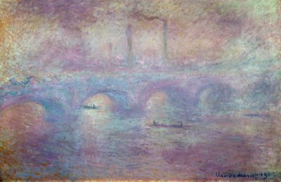 Le Pont de Waterloo, Effet de brouillard, 1903 - Claude Monet