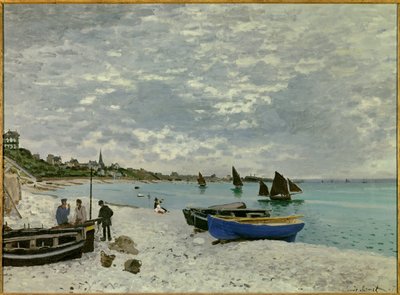 La plage de Sainte-Adresse - Claude Monet