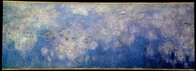 Les nymphéas ; les nuages (partie centrale du triptyque) - Claude Monet